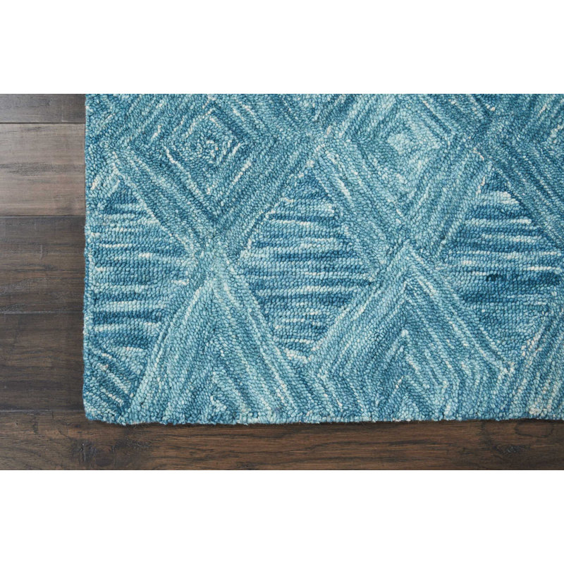 Tapis marin fait à la main Jodie, Rectangle 5 pi x 7 pi 6 po