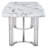 Silver Marble Dining Table