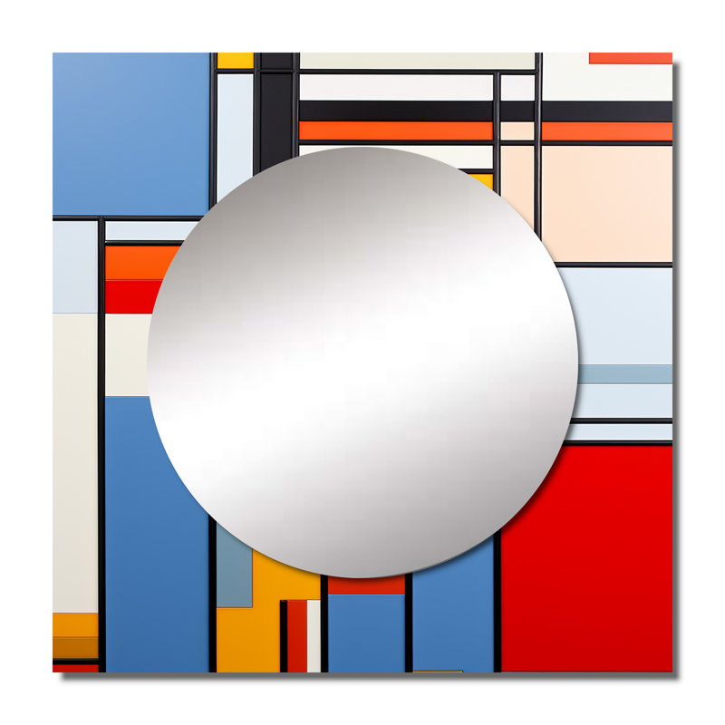 Laima - miroir mural carré pour salle de bain, 36 po x 36 po