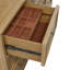 Commode en bois massif de style traditionnel