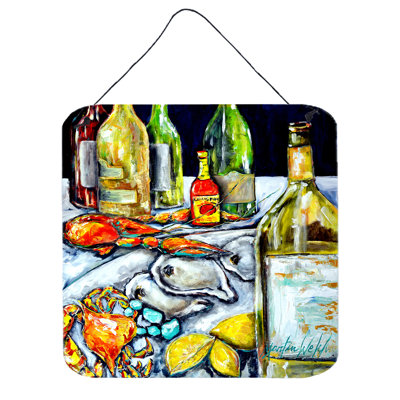 Modern Food & Beverage Wall Decor on Metal