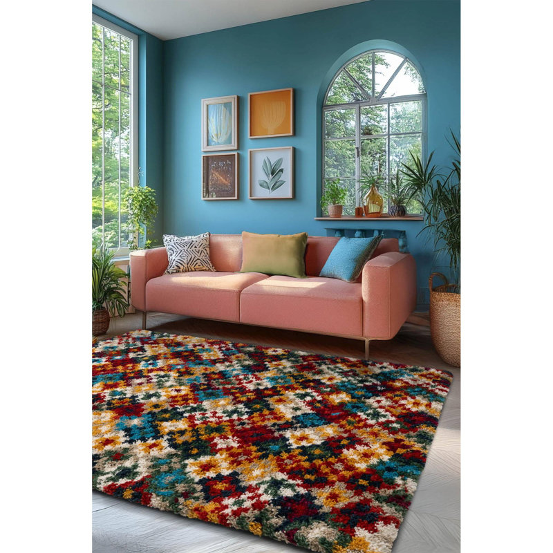 Geometric Area Rug, Rectangle 160 x 230 cm