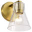 Meuble-lavabo 1 lumière Spruill - verre transparent-2078592902