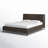 Naoma Vegan Leather Platform Bed-2047100237-2047100226