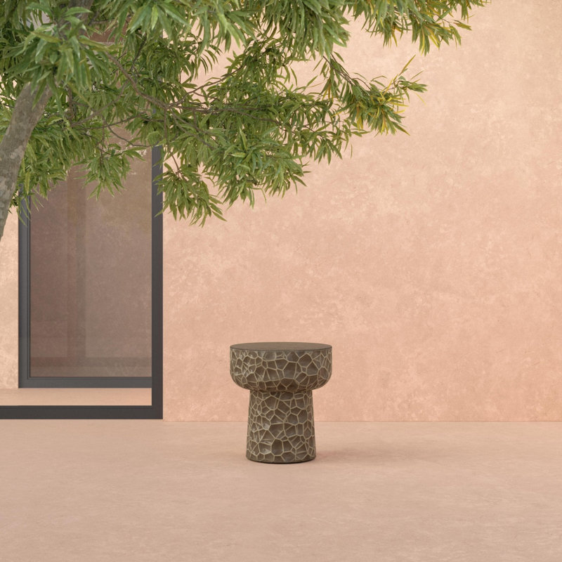 Panama Side Table Coal, Umber