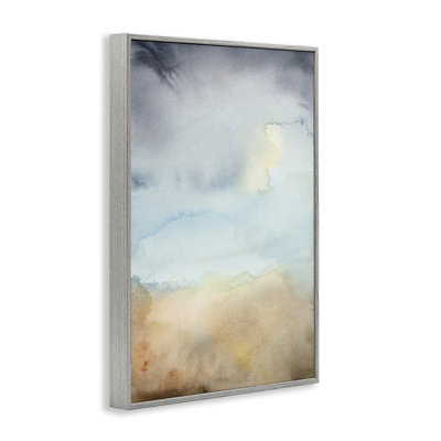 Soft Fluid Landscape Framed Giclee Art by M. Gloria Hunter
