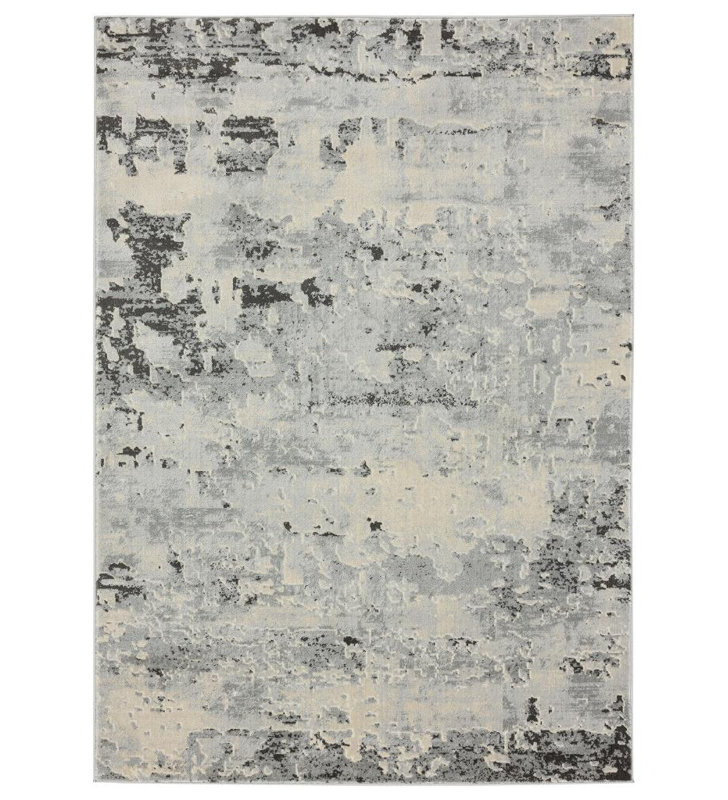 Tapis abstrait gris, Rectangle 8 pi x 10 pi