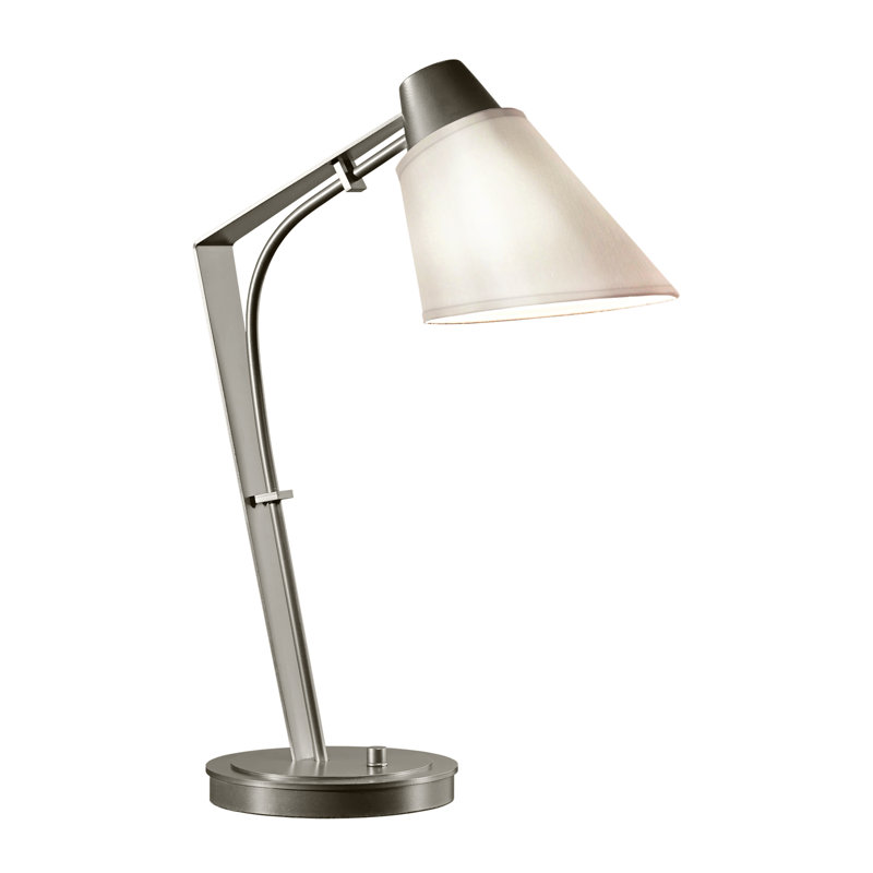 Reach 21.9" Desk Lamp, Natural Anna, Oil Rubbed Bronze