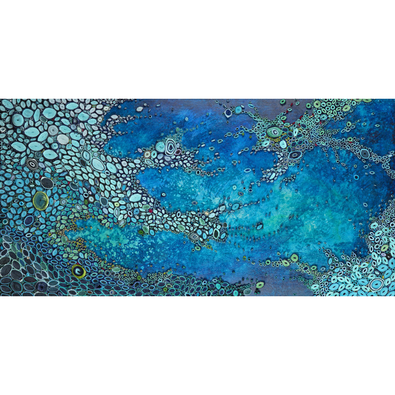 «Atlantic Abyss» par Amy Genser, reproduction sur toile, H 12 po x l 24 po