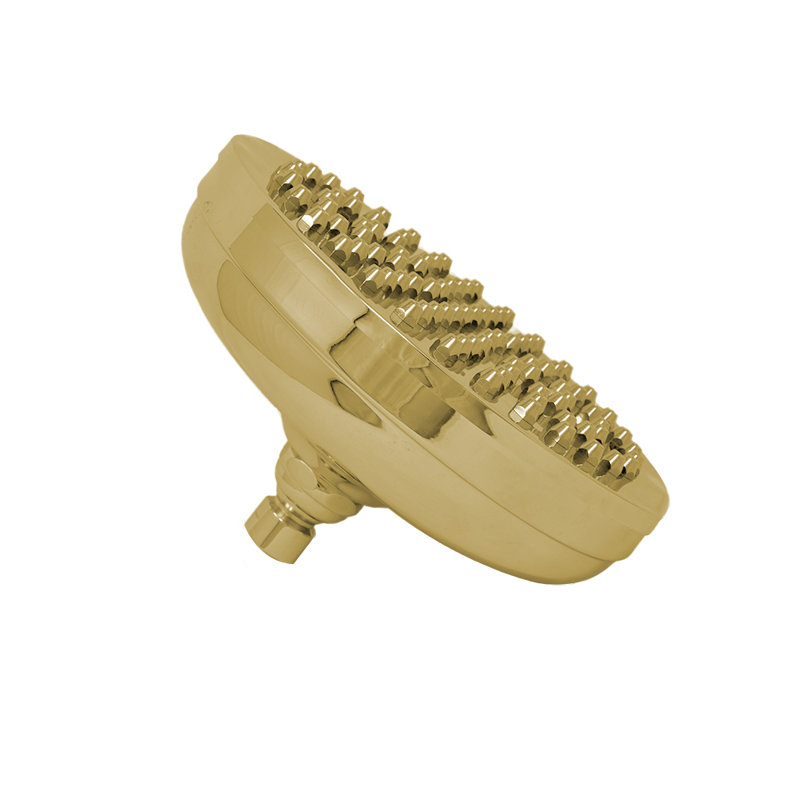 Shower Head 8” diameter, Supercoat Brass