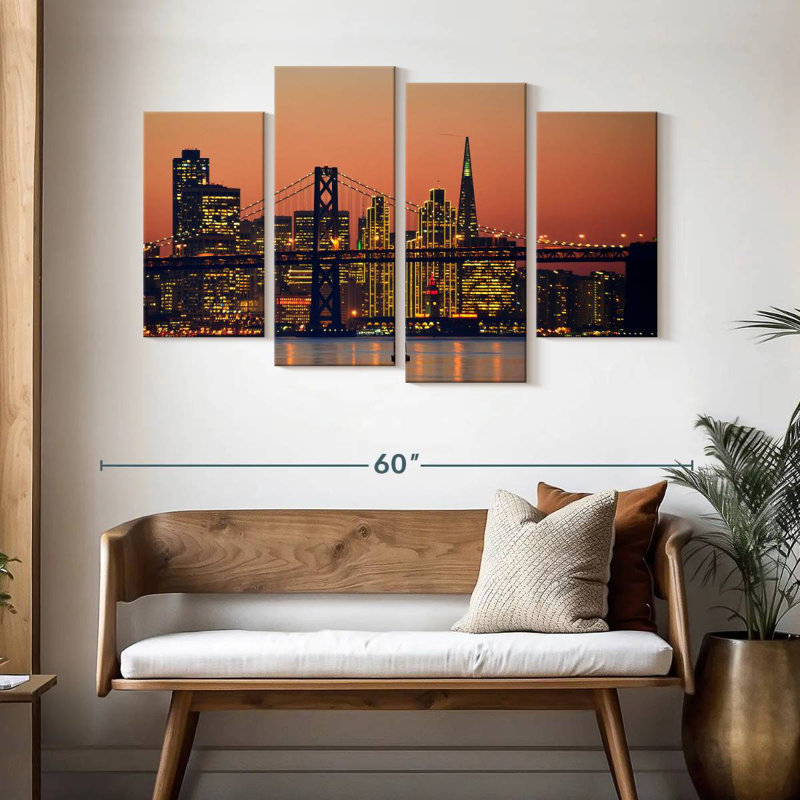 «Sirci Vibrant», horizon de San Francisco, H 32 po x l 52 po