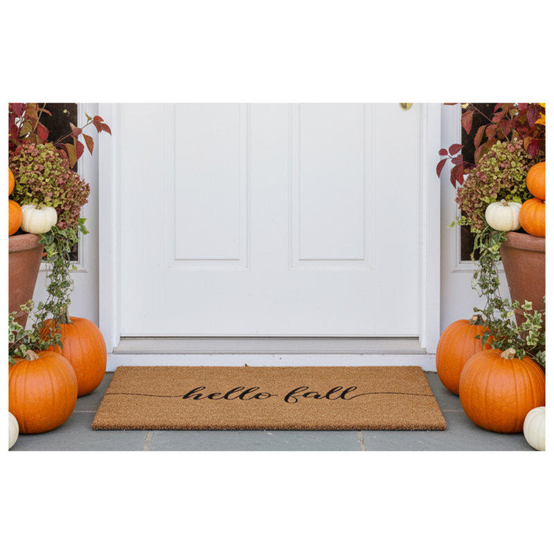 Tapis de porte antidérapant Emlynn, L 17 po x L 29 po