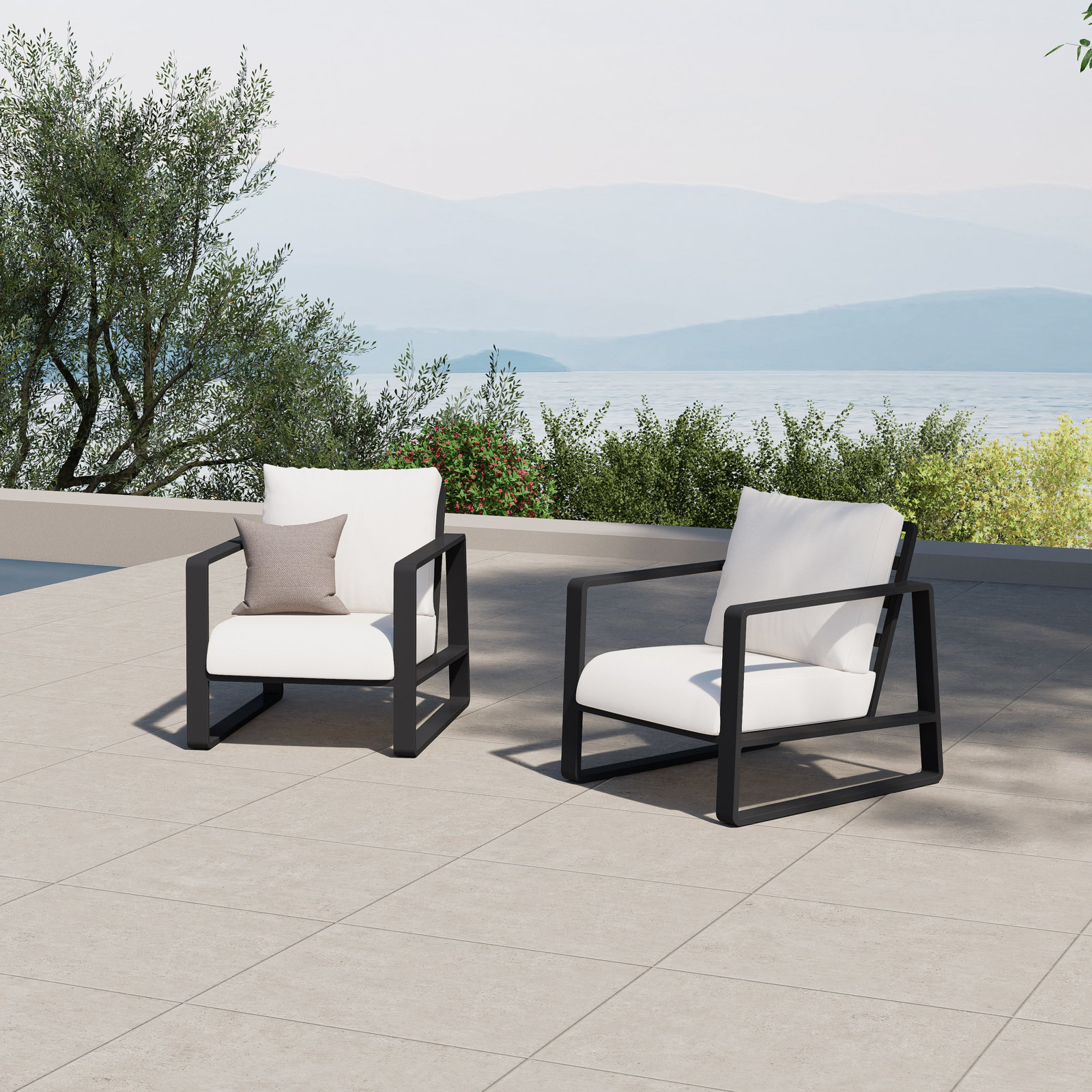 Metal Outdoor Lounge Chair
