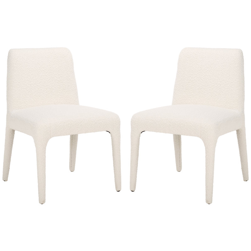 Derrick Upholstered Dining Chair, Cream