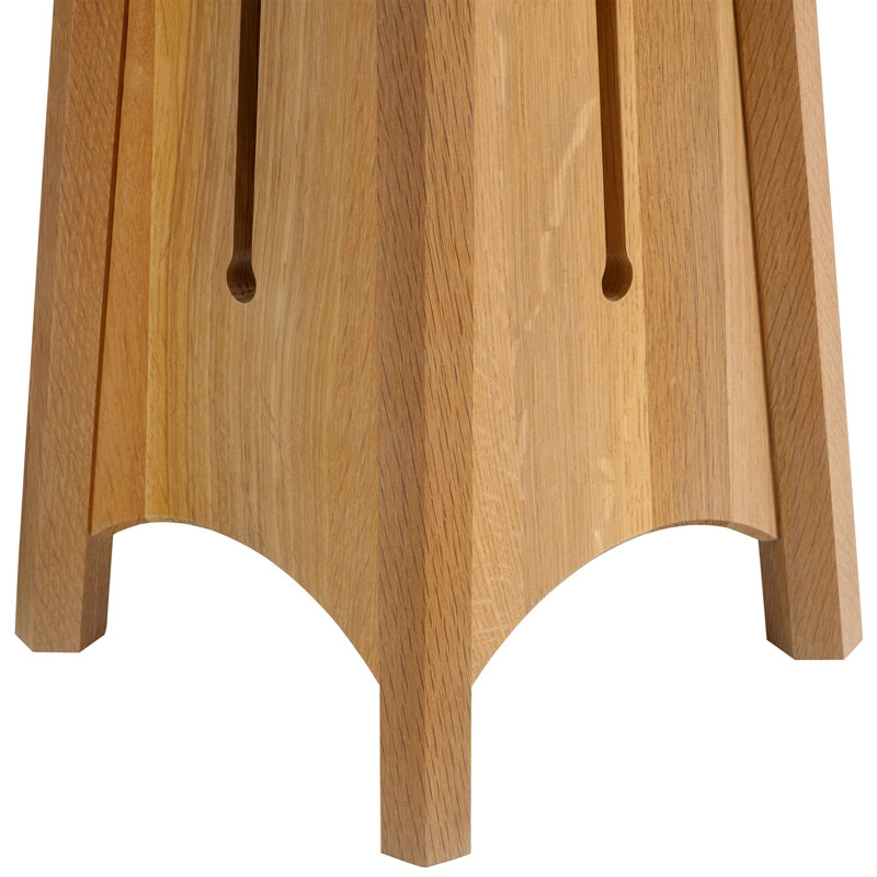 Surrey Hills Solid Wood End Table, Natural