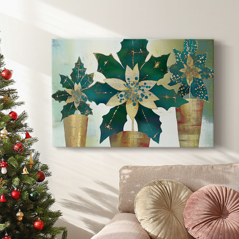 Christmas Holiday Arts - Toile tendue avec châssis, H 16 po x l 24 po
