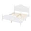 Base de lit plateforme en bois massif rétro avec tête de lit sculptée, support de lattes dense, joints de mortaise-tenon et assemblage facile-1863511621-1863511643
