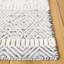 Tapis ivoire / gris en laine / coton tissé à la main Martha Stewart 9606-66652874