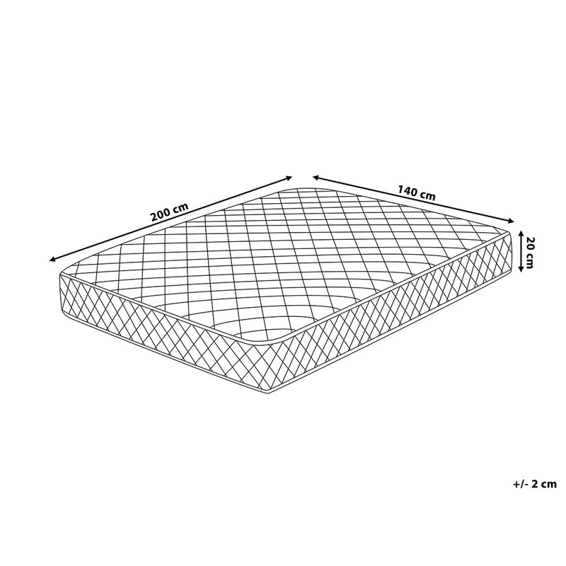 Pocket Sprung Mattress, European Double (140 x 200cm)