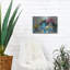 Collection «Blue» par Jennifer Rasmusson, art mural en métal, 36 po x 24 po-102013894