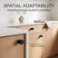 Black Single-Hole Tapered Cabinet Pull