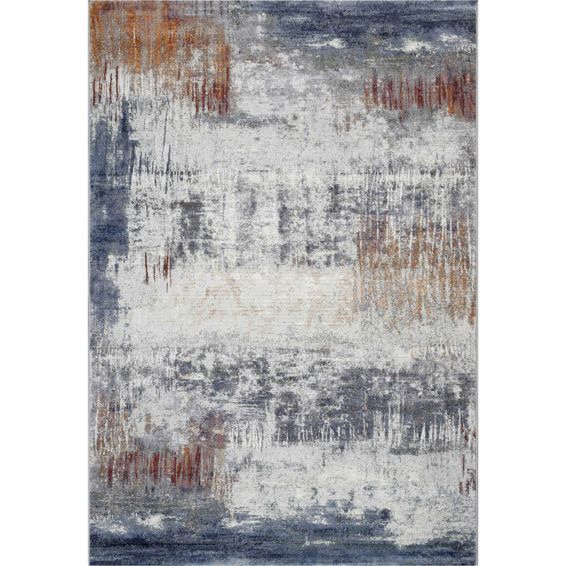 Gilberton Abstract Area Rug, Rectangle 80 x 150cm