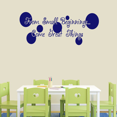Galvin Text & Numbers Non-Wall Damaging Wall Decal