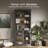 Glass 72" Tall Modern 6-Tier Shelf Storage,-120112865