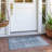 Machine Washable Indoor/Outdoor Xhevrie Denim Rug-17701400