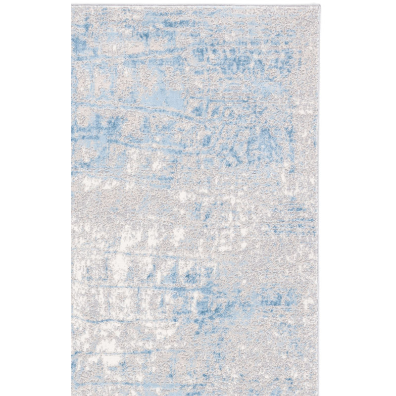 Tapis abstrait Lagoon Performance, Rectangle 8 pi x 10 pi