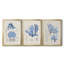 Blue Marine Algae IV - Toile tendue avec châssis sur mesure - 3 pièces-1302814598-1302814593