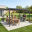 Abri de protection contre les intempéries en aluminium pour pergola 12 'x 14' avec système de drainage Kozyard Pergola-90613659-127367580