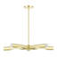 Lustre linéaire moderne Spoutnik 5 lumières Clearlake-662148647-662148643