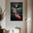 Borges Eagle And American Flag-115628019