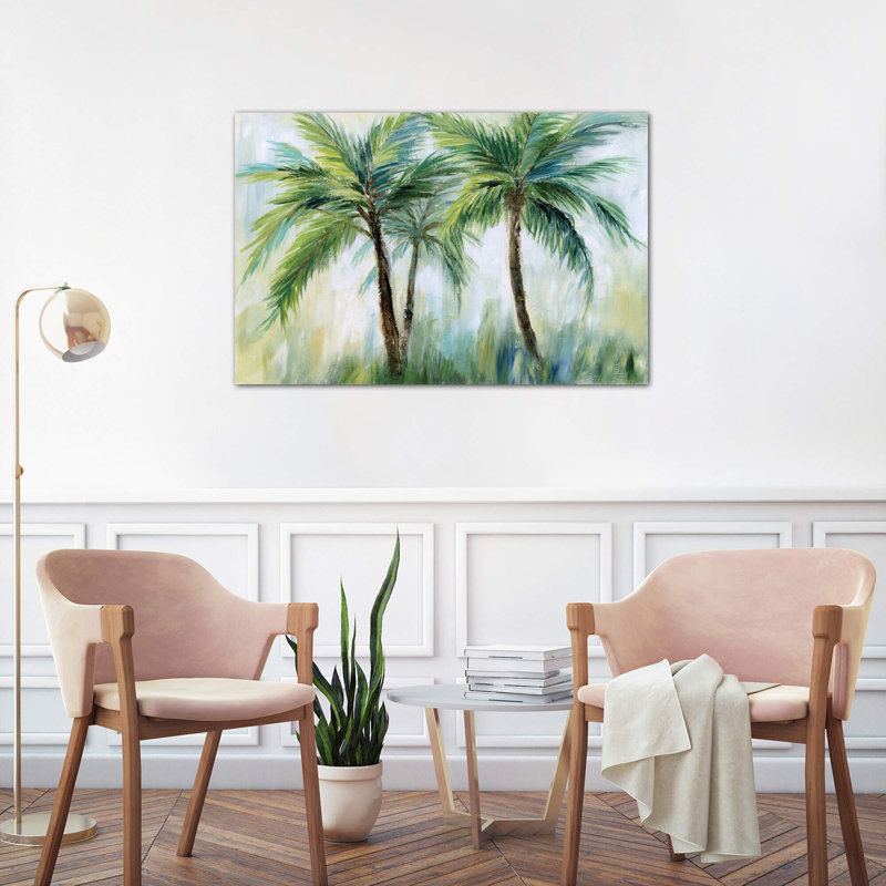 Palm Sensation 1 Piece Wrapped Canvas Painting, 101.6 cm H x 66.04 cm W x 1.91 cm D