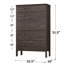 Commode haute 5 tiroirs style Shaker-687988304
