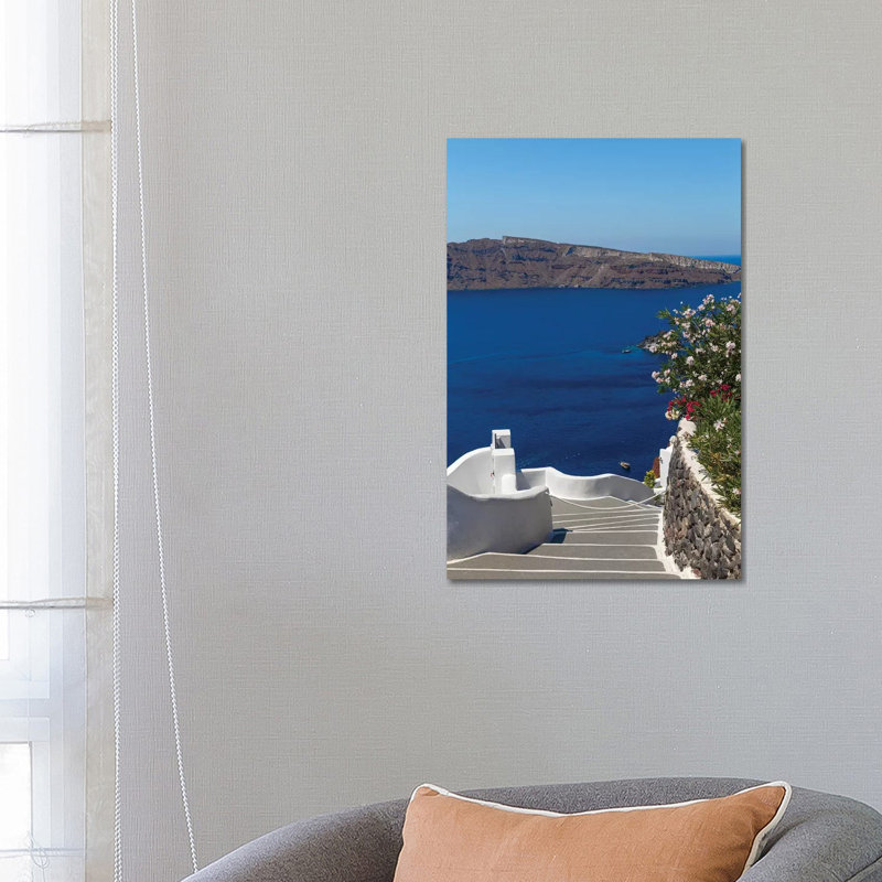 Santorini by Alexandre Venancio - Wrapped Canvas Gallery-Wrapped Canvas Giclée, 66.04 cm H x 45.72 cm W x 1.91 cm D