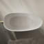 Baignoire de trempage autoportante blanche en acrylique 67 "x 31,5" avec trop-plein et bonde escamotable pour salle de bain MonBlari-132204733-132204734
