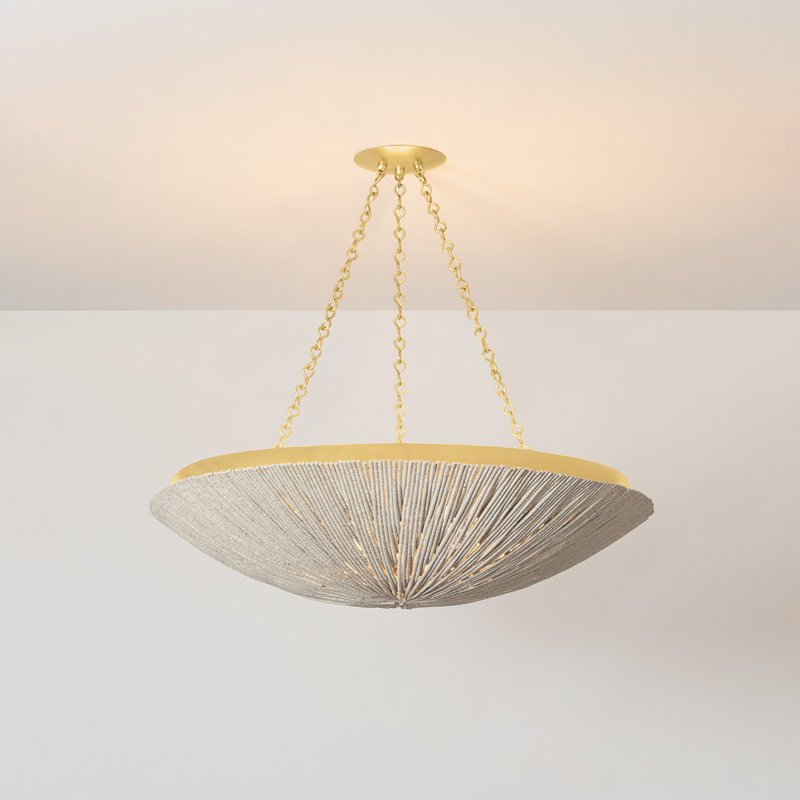 SUMMERSIDE Pendant, 8.75" H x 37" W x 37" D