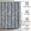 Bathroom Shower Curtain with 12 Hooks-1703636717