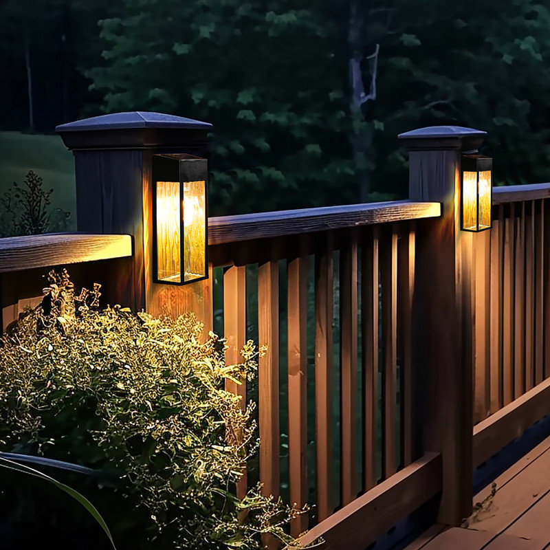 Solar Outdoor Black Wall Light with LED Bulb,Weather-Resistant & Dusk to Dawn, Easy Mounting for Porch, Garage & Garden