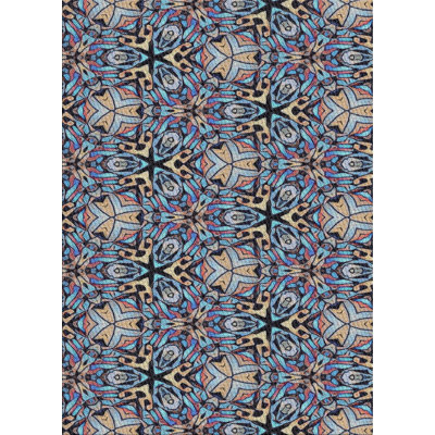 Tapis bleu marine