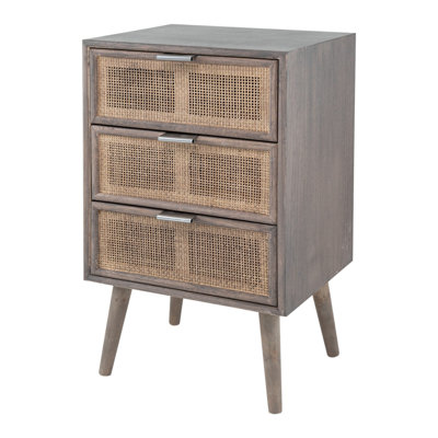 Commode 3 tiroirs l 14,5 po Bianco