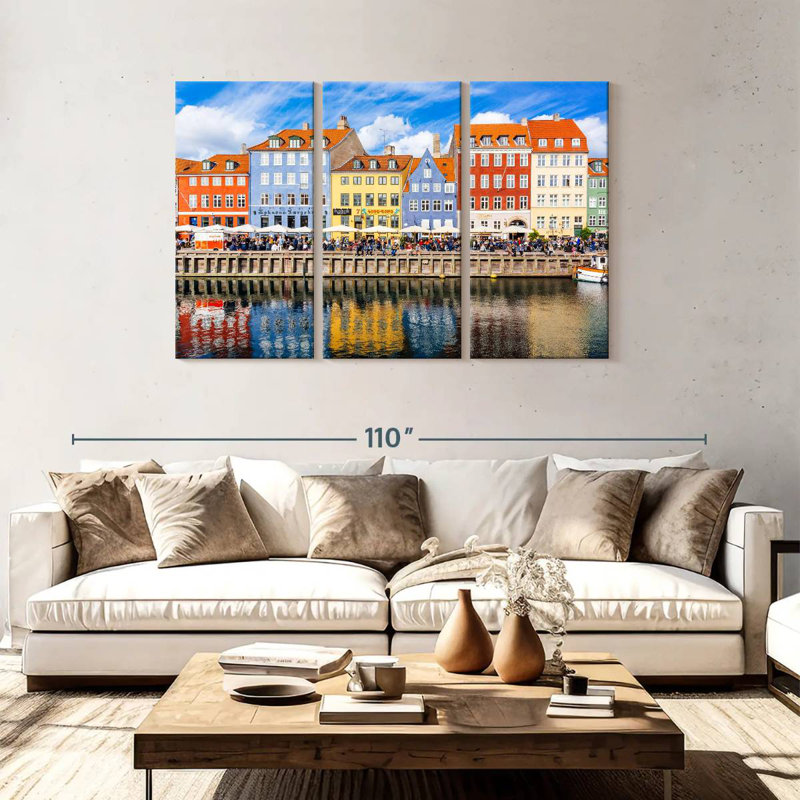 Résidence Nicci Nyhavn Copenhagen, H 48 po x l 74 po