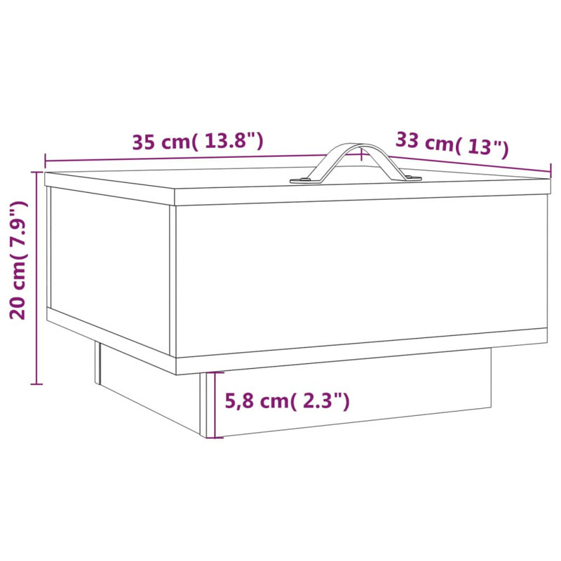 Ebern Designs Solid Wood Storage Tub & Tote, White