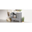 Meuble-lavabo de 30 po avec lavabo en céramique, porte à fermeture en douceur avec tablette intégrée, tiroir profond, tiroir standard, grand tiroir diviseur, grande armoire de rangement pour la salle de bain, design moderne et fonctionnel