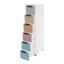 Armoire de rangement 6 tiroirs pour espace étroit-982412604