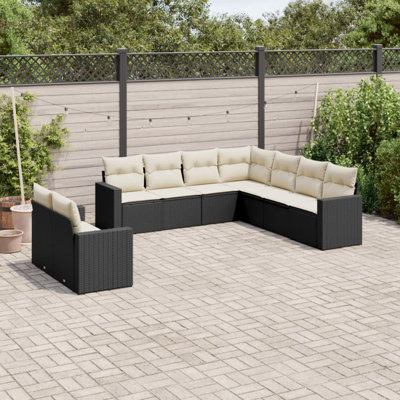 Ensemble de canapé de jardin Vidaxl PE