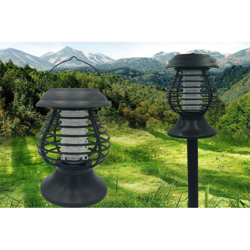 Godinez 26cm Solar Powered Integrated LED Barrel Lantern