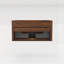 Meuble-lavabo rayé en noyer, conception flottante murale pour salle de bain moderne, assemblage facile-1530025514